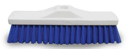 Balai alimentaire droit 29 cm souple bleu 