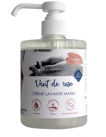 VENT DE ROSE 500ML avec pompe - SIMPLEMENT 